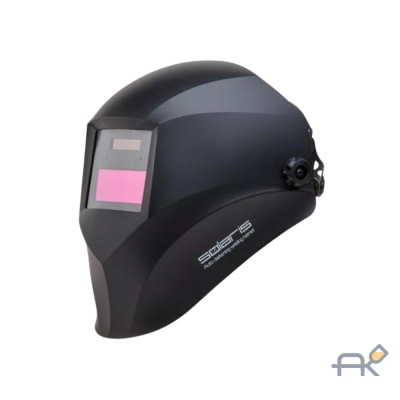 Щиток сварщика с самозатемняющимся светофильтром Solaris ASF390F (черный) (1/2/1/2 90х35 мм DIN 4/11 (фикс)) (ASF390F.MBK)